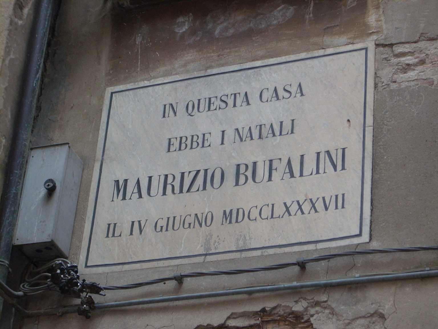 Maurizio Bufalini's birthplace, Cesena - 3.JPG